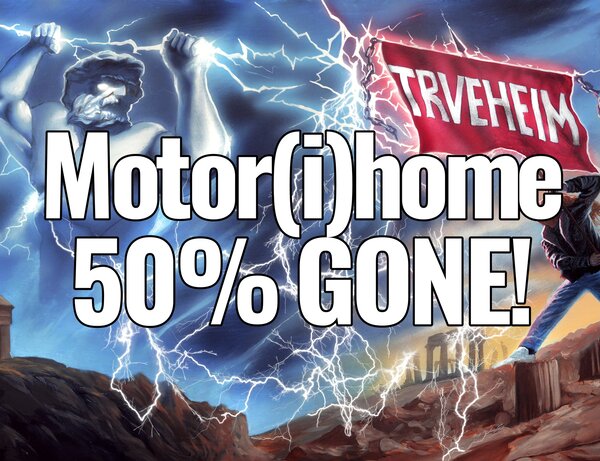 50% of the Motorhome-Tickets are already gone!